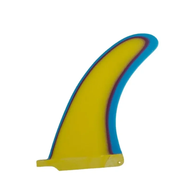 Manufacture Surfboard Fins Surfing Longboard Fins Handcraft Fiberglass Single Fin 3- Colors