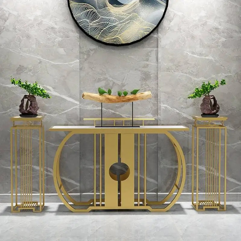 Corner Entryway Living Room Table Modern Nordic Metal Gold Table Design Office Tavolino Soggiorno Moderno Hallway Furniture