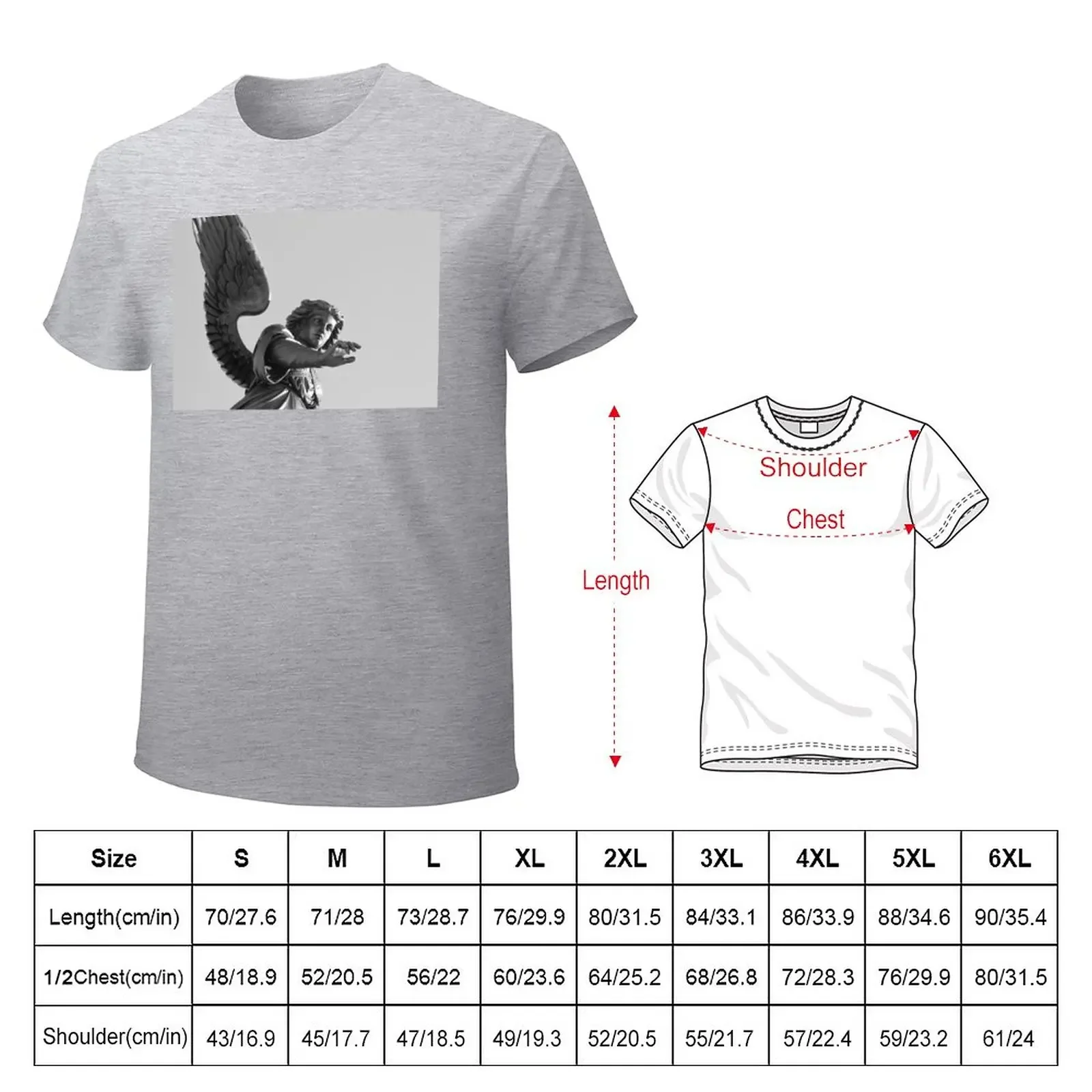 Bethesda Angel T-Shirt summer clothes summer tops Aesthetic clothing clothes for men