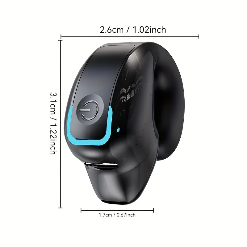 GD28 Headset Bluetooth Klip Telinga Tidak Masuk Ke Dalam Telinga Headset Nirkabel Suara Stereo Bisnis Olahraga Kebugaran Lari Headset Tunggal