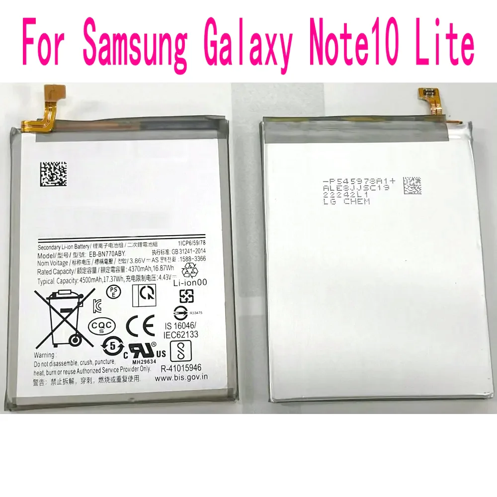 

New EB-BN770ABY Battery For Samsung Galaxy Note10 Lite / Note10Lite / Note 10 Lite Mobile Phone