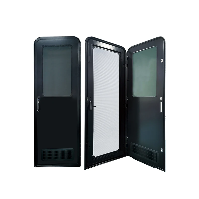 Airow auto Motorhome Trailer Aluminum Frame Australian Style RV Entry Door Caravan Door With Window view 3