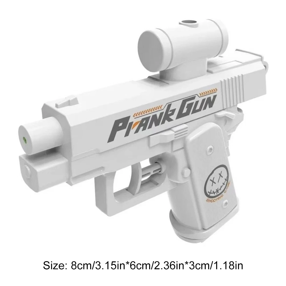 Pistola de agua bidireccional de broma, Mini pistola de chorro de broma reutilizable, pistola de agua peculiar multiusos para bromas divertidas y diversión al aire libre, 2 uds.