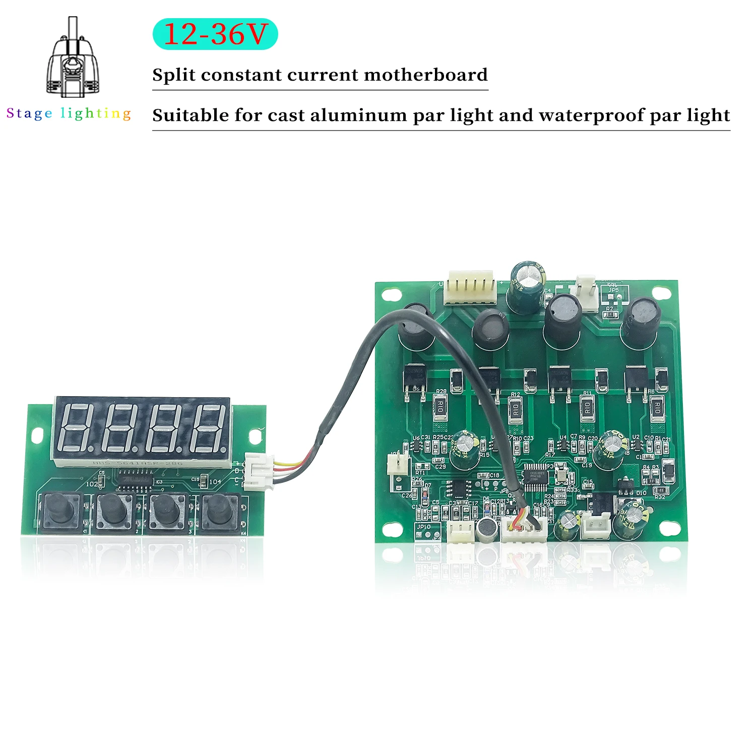 Led Par Light Constant current Motherboard fo 54x4w 18x10w 18x12w 24x12w 36x10w 20x10w Led Stage Light Waterproof Repair parts