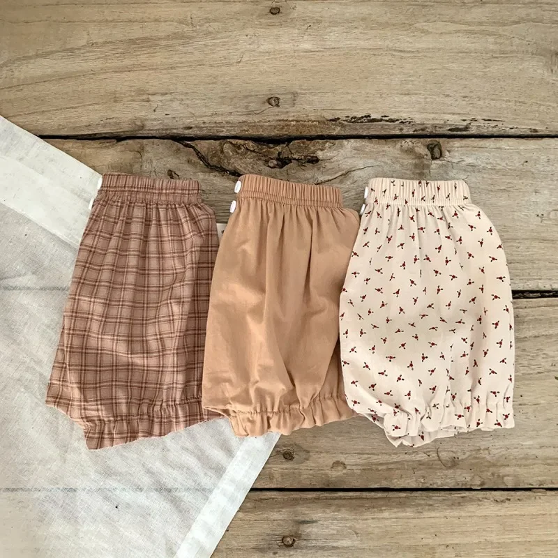 Summer Baby Girl Bloomer Shorts Infant Girls Loose Big PP Pants Wear Thin Bread Pant Kids Clothing