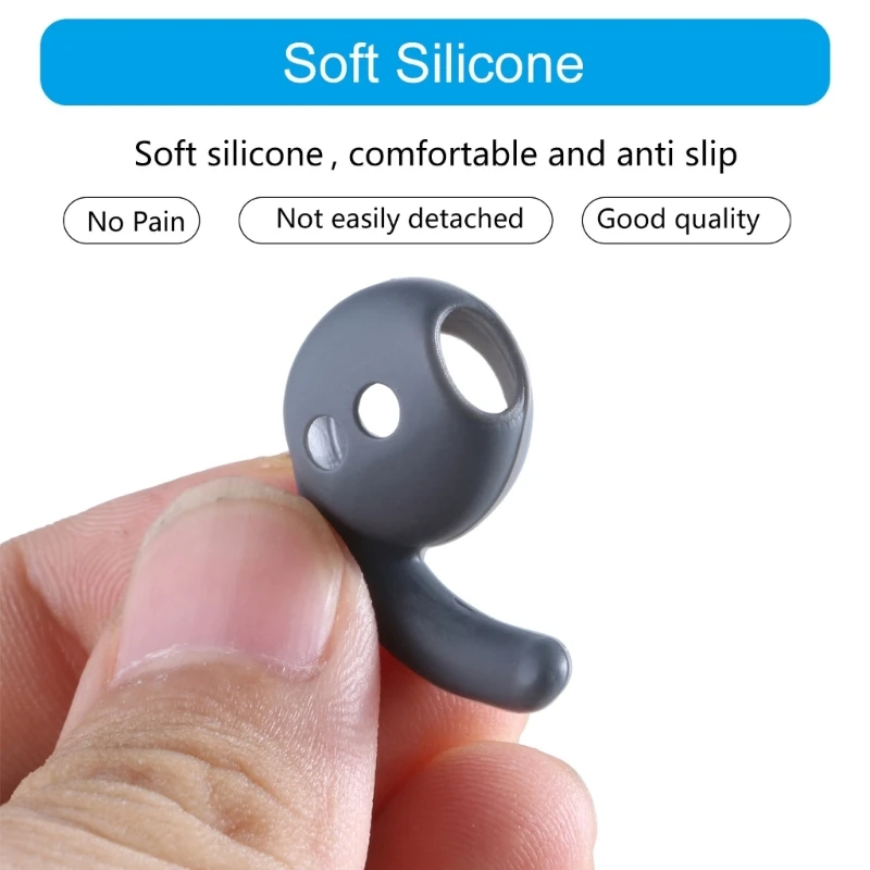 Earbuds Cover In-Ear Tip Soft Silicone Skin Ear Hook for Earpiece In-ear Headphones Silicone Sleeve