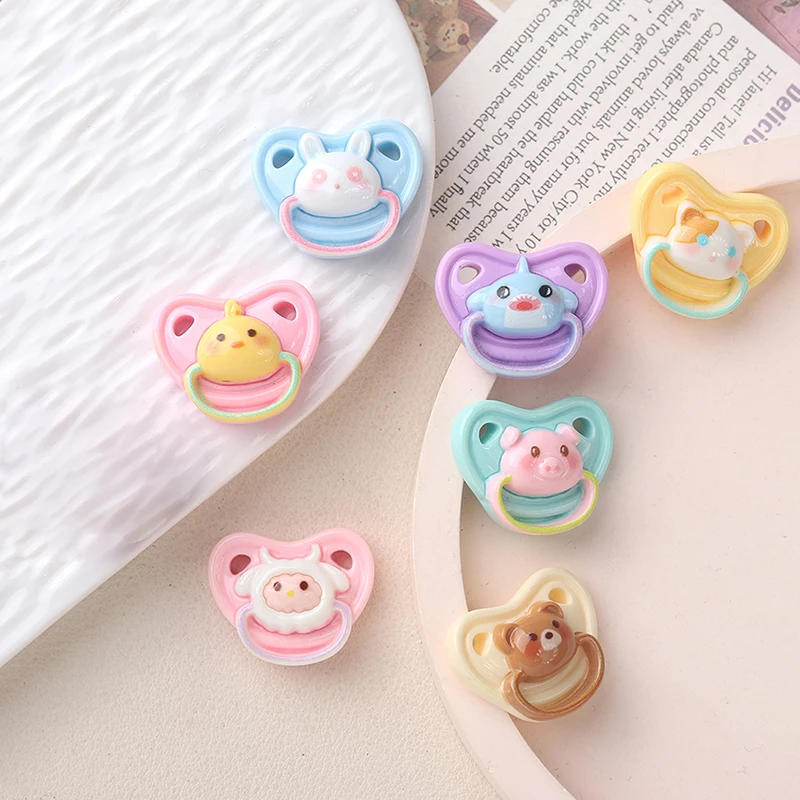 

10Pcs Lovely Mini Doll Pacifier Play House Supplies Dummy Nipples For Doll Baby Dolls Kids Toy Baby Pacifier Accessories
