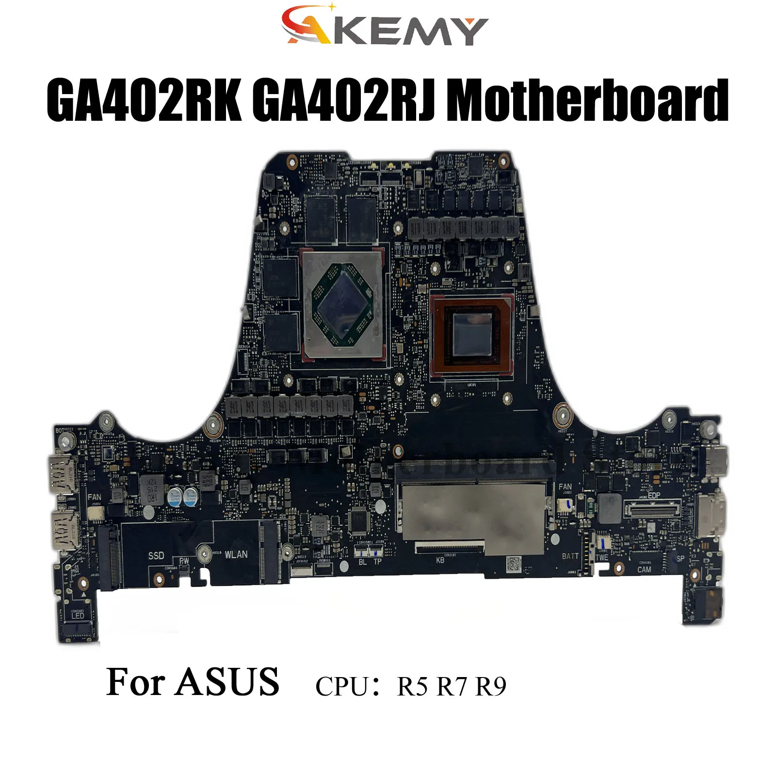 

GA402RK Mainboard With R7-6800H R9-6900H RAM-8GB For ASUS ROG Zephyrus G14 (2022) GA402 GA402R GA402RJ Laptop Motherboard