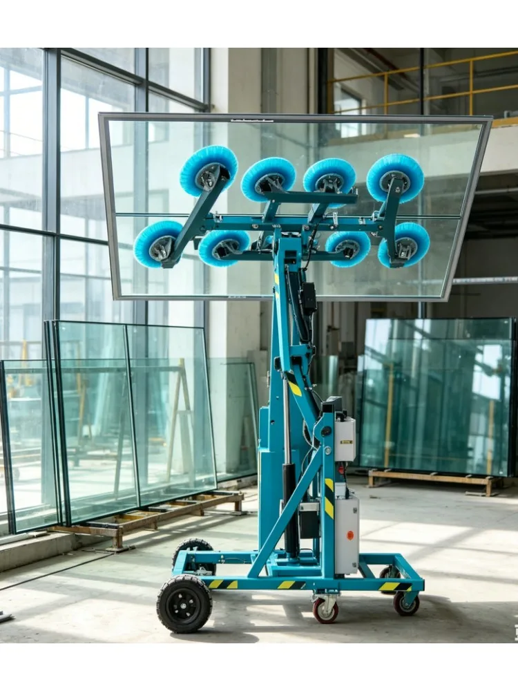 Window Installation Robot Electric Glass Vacuum Lifter for Heavy Glazing Smart Mobile Lifting Machine for Marble Slabs