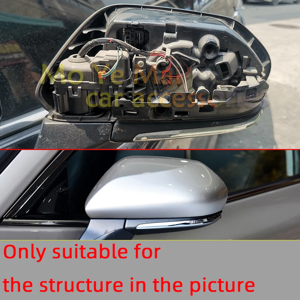 Rearview Mirror Cover Case For 2016 2017 2018 2019 2020 2021 2022 Toyota Prius XW50 Prime Wing Side Mirror Housing Shell