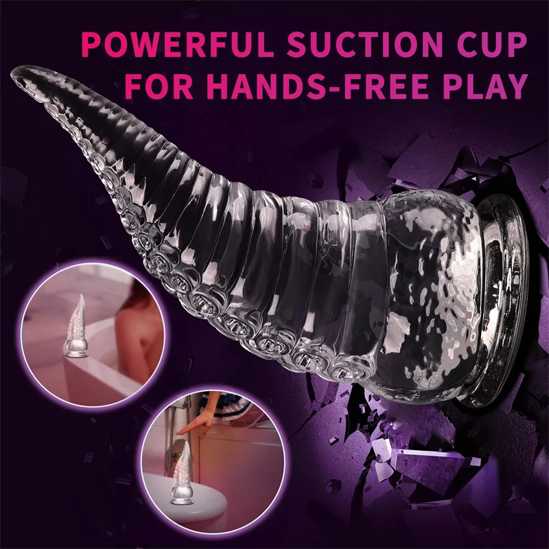 Adult Supplies Sex Toy Experience Deep Throat Sex With This Realistic Tentacle Dildo - G Spot Dragon g-spot Training Toys