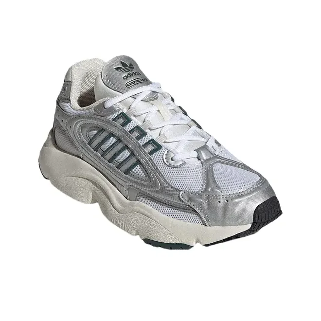 

Adidas Originals Ozmillen удобная и универсальная нескользящая дышащая повседневная обувь из жидкого серебра с низким берцем, женская серебряная обувь