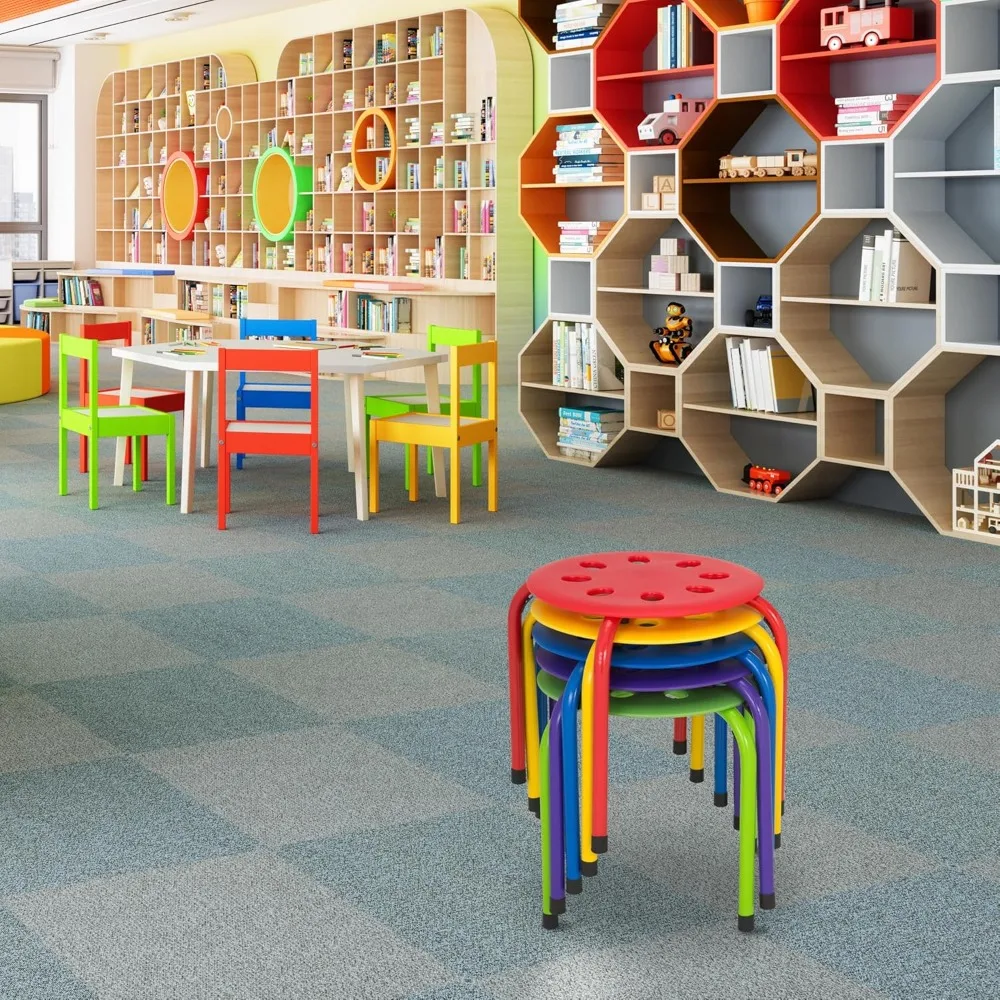 Daycare Stacking Stools for Kids, 12