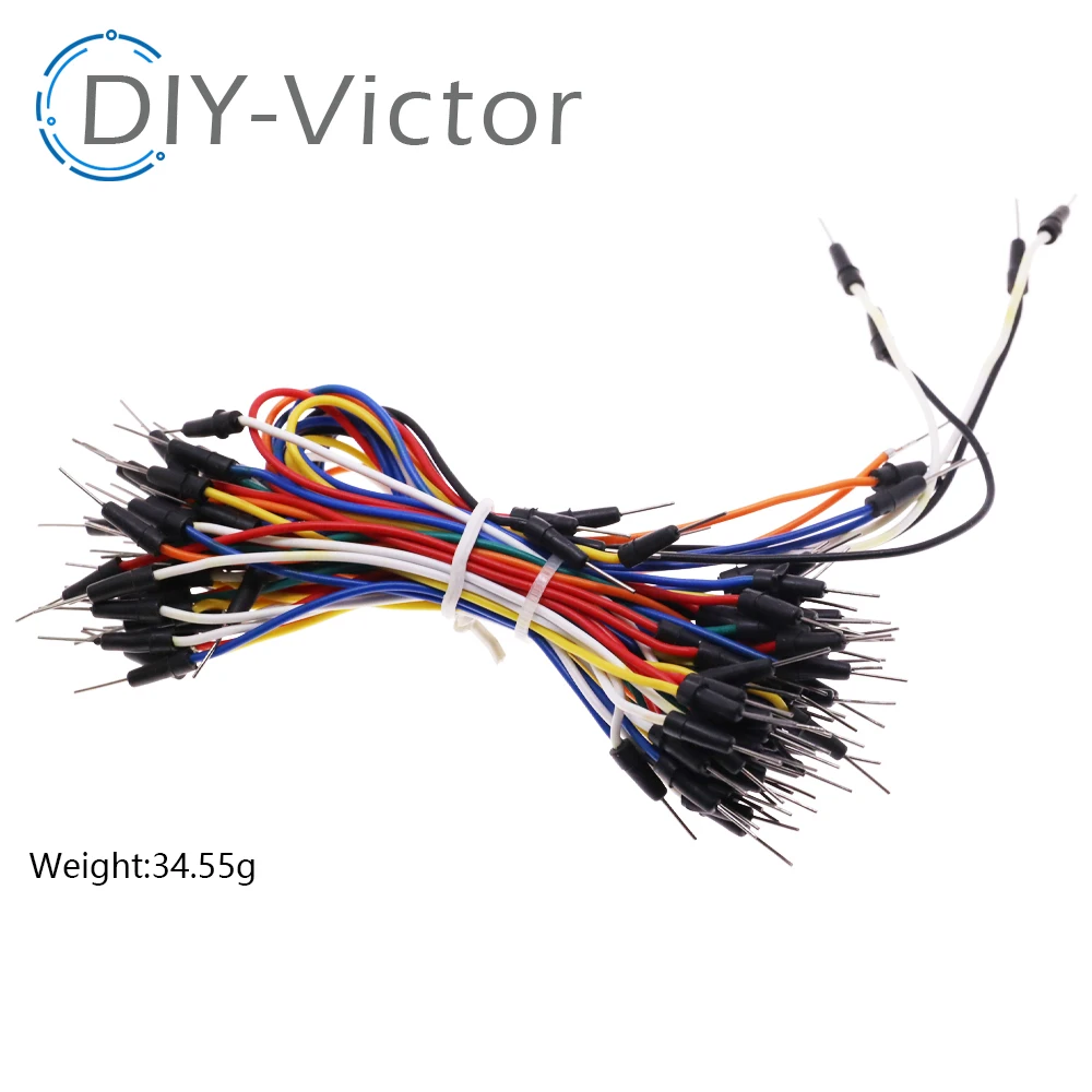 65pcs,New Solderless Flexible Breadboard Jumper Cable Wires for Arduino for breadboard