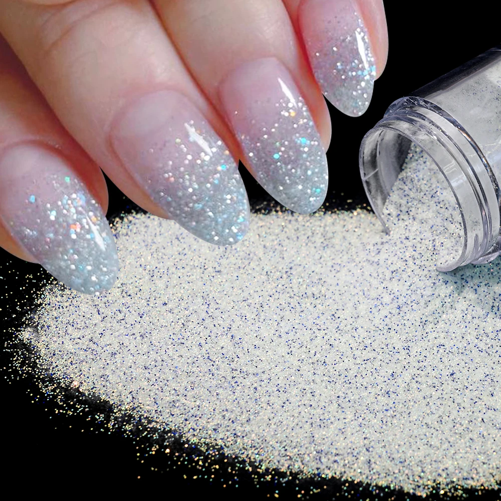 12 pezzi di polvere glitter acrilica per nail art con paillettes esagonali miste 3in1 polimero di cristallo per salone di immersione estensione decorazione manicure