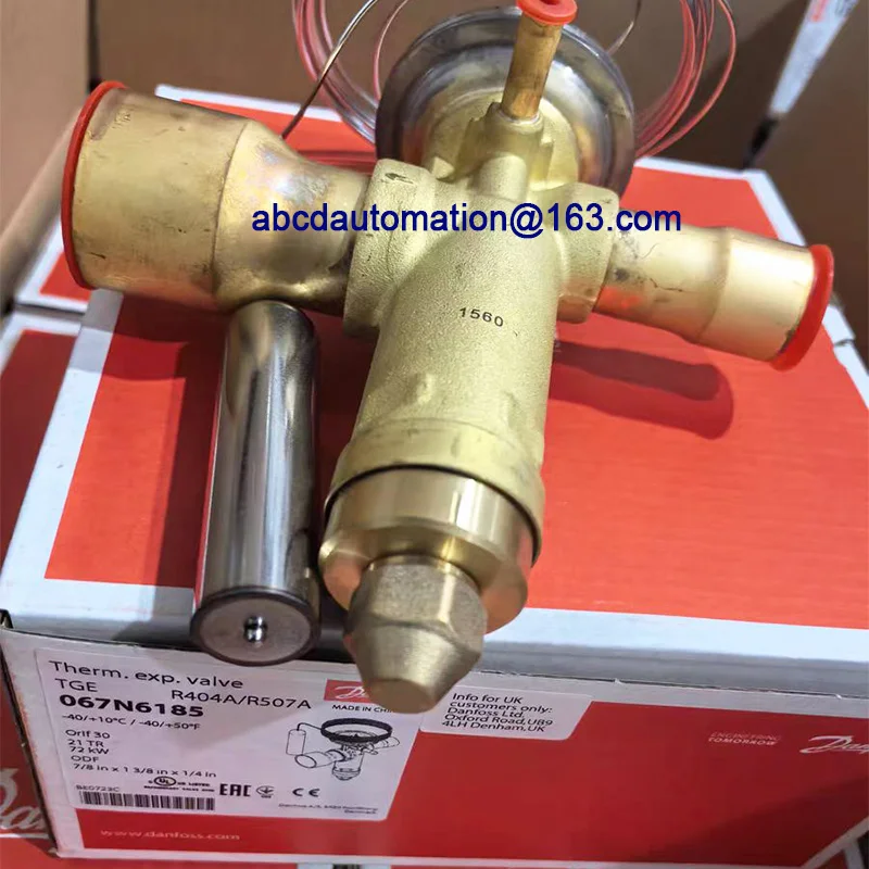 صمام التمدد الحراري دانفوس TGE 067N6161 067N6185 067N6186 067N6187