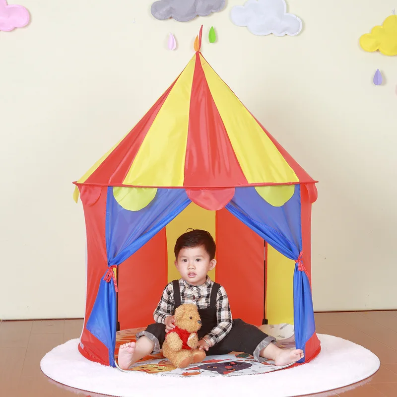 Children Kids Play House Tent Fun Tent Toy Portable Foldable Indoor Outdoor Princess Castle Teepee Ocean Ball Pool Photography
