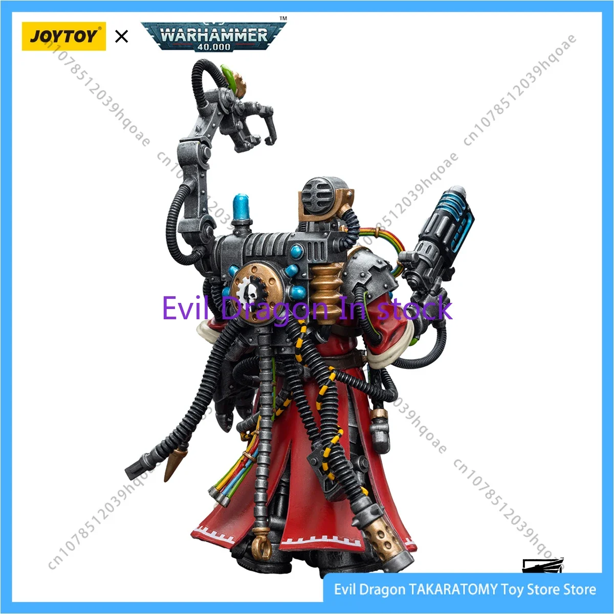 JOYTOY Warhammer 40k 1/18 Action Figures Anime  Adeptus Mechanicus Cybernetica Datasmith 12cm  Collection Model Toys