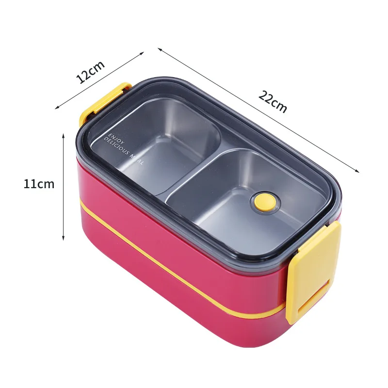 

Bento Lunch Box Food Container Storage Containers Mittagessen Box Tableware Boite Eco-Friendly Leakproof Meal Prep Flatware