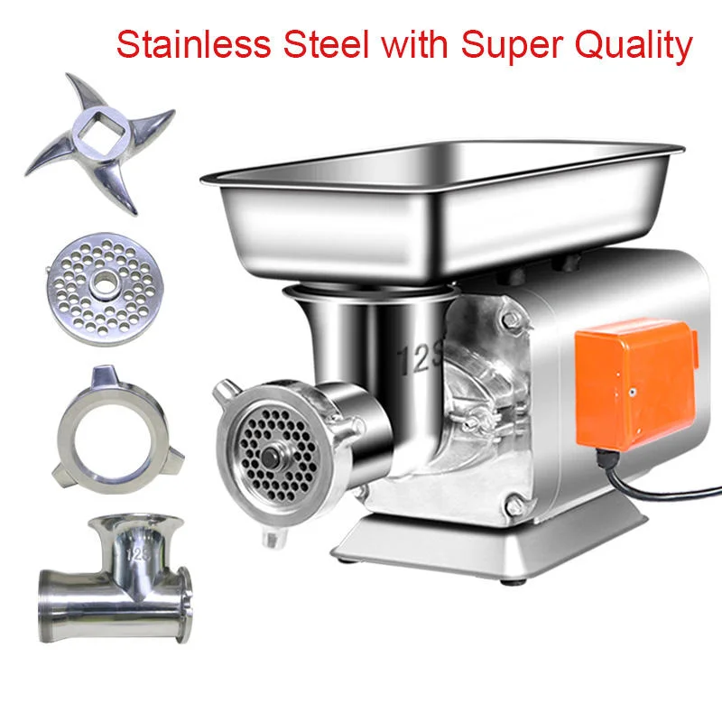 Wholesale Strong Electric Meat Grinder Multifunctional Stainless Steel Machine Grinding Meat Make Fill Sausage Stuffing