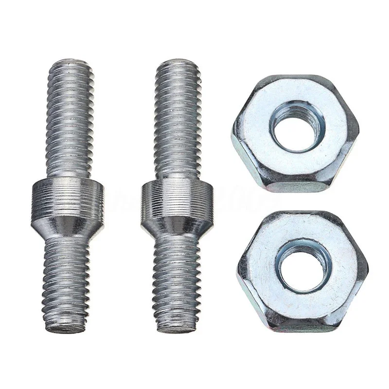 4 ชิ้นบาร์ Studs Bar Nuts ชุดสวนเครื่องมืออะไหล่ทดแทนสําหรับ Stihl-024 026 MS260 028 031 032 ลูกโซ่เงิน