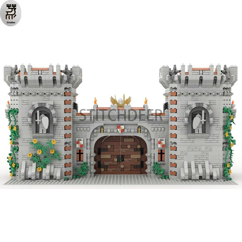 

3777PCS Medieval Castle Gate Modular Architecture Building Blocks Scene Assembly Model DIY Toy Brick Educational Holiday Gifts