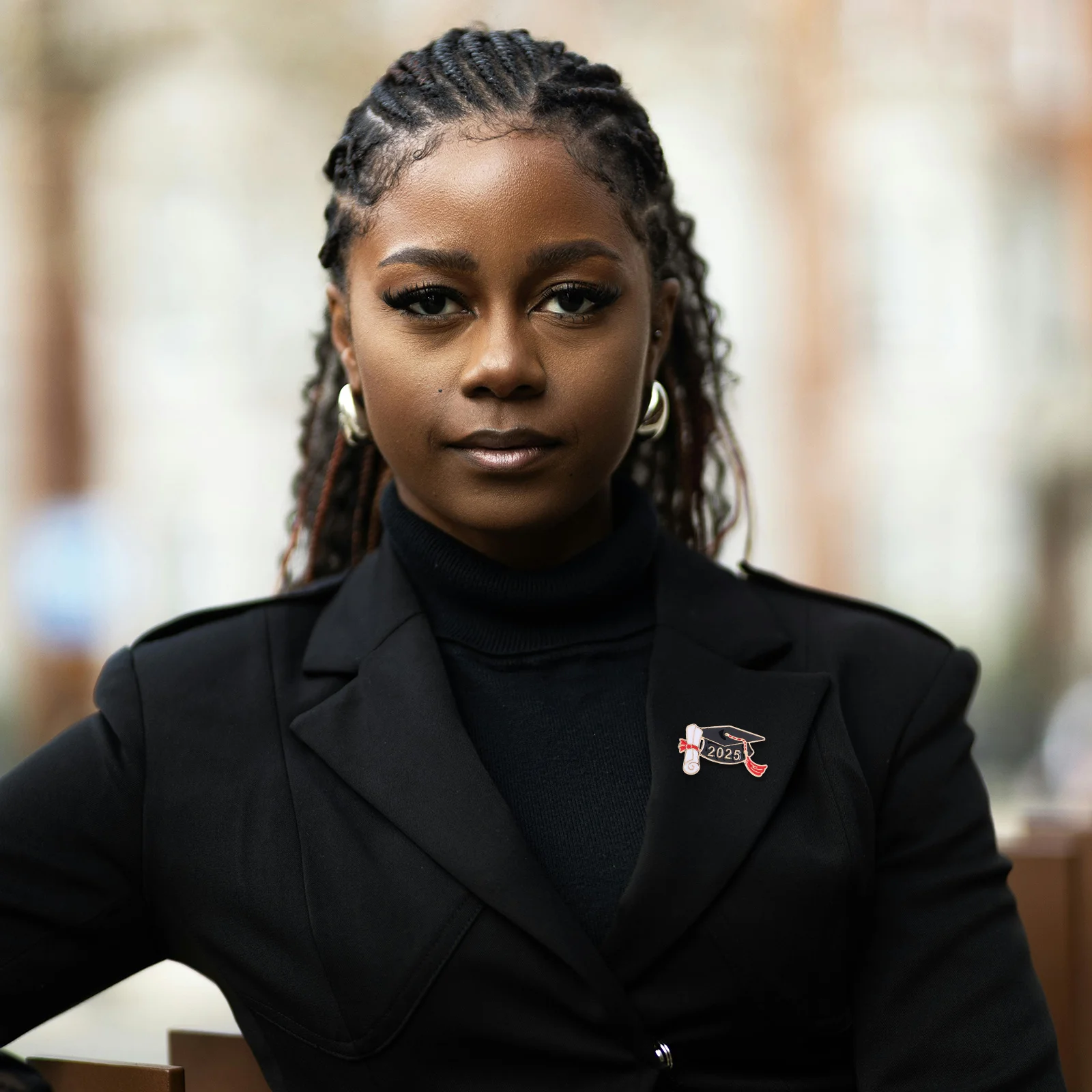 

4pcs Graduation Cap Brooch Pin Metal Lapel Pin For Clothes Hats Bags Scarf Decor Zinc Alloy Graduate Accessories 2025 Graduation