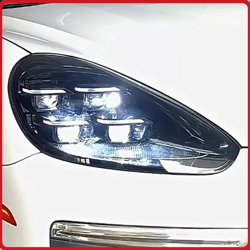

For Porsche Cayenne 958.2 2015-2017 Headlights Assembly Upgrade LED Lens Start Animation Plug and Play High Quality