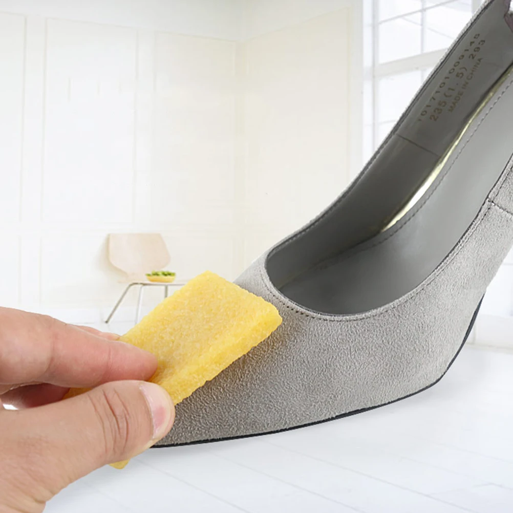 

Shoe Cleaner Suede Nubuck Goods Yellow Wipe Men Women Cleaning Block Rubber Eraser Restore Dirt Stains velvet look Shoe