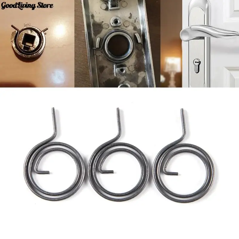3Pcs 26mm 27mm 28mm Flat Wire Door Lock Handle Spring Coil Tools For Door Replacement Return Torsion Springs