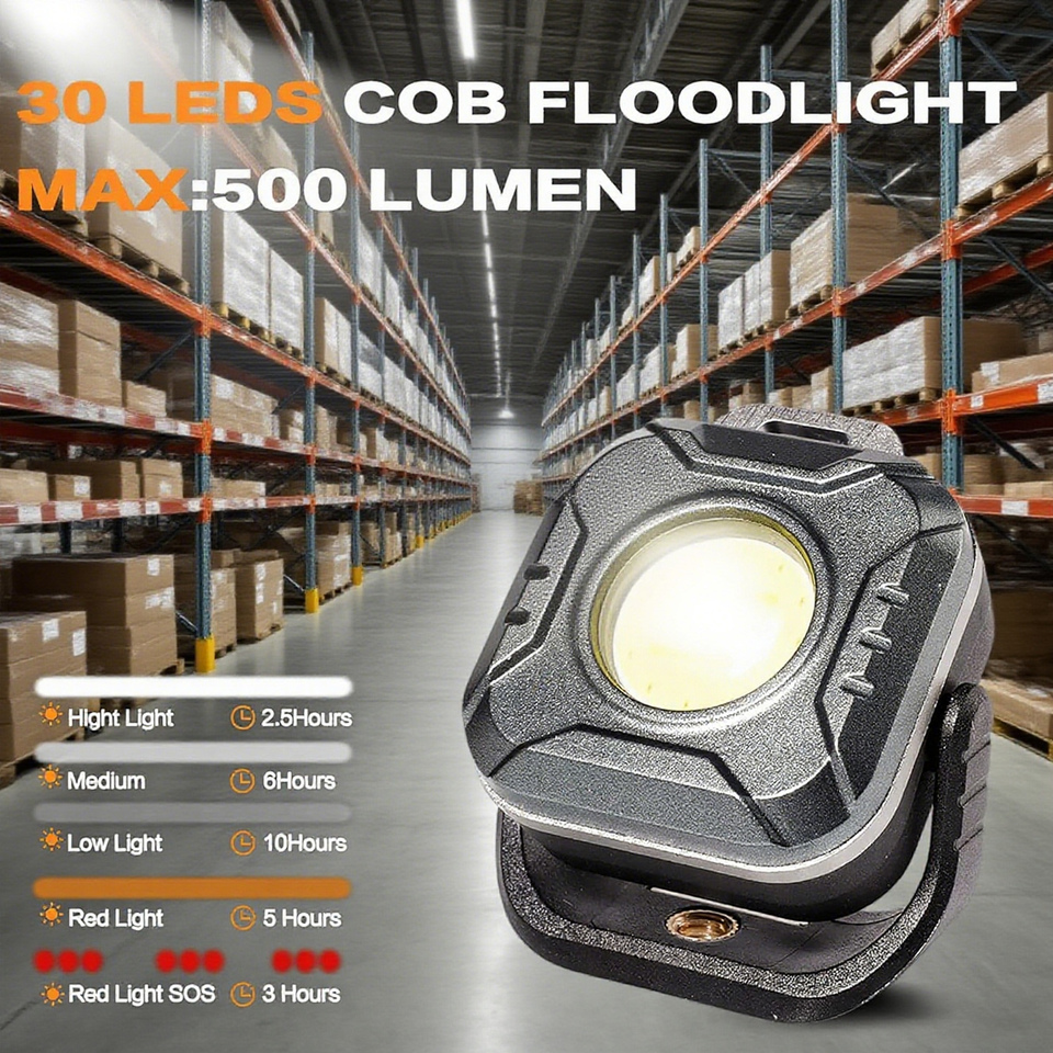 LiitoKala LF-986 Rechargeable Mini Portable Magnetic Work Light Strong Light Super Bright Small Portable Lighting 