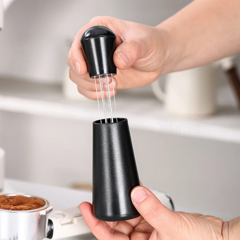 Stainless Steel Coffee Powder Tamper Espresso Powder Stirrer Coffee Powder Distributor Needle Barista Accessories Tools - view 2