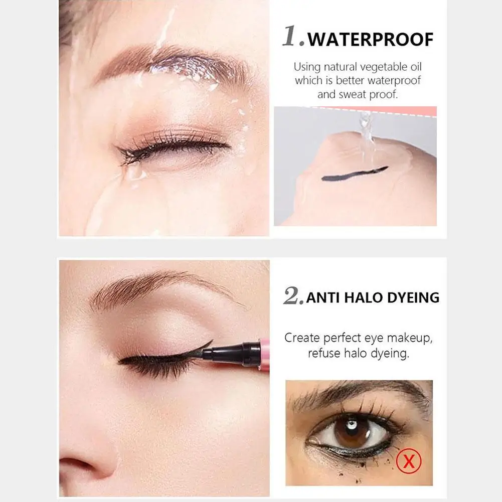 Waterproof Long-lasting Black Liquid Eyeliner Ultra-thin Smooth Pencil Eye Quick-Dry Tools Makeup Liner Eyes Cosmetics X8R0