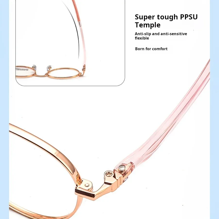 KIZN نظارات طبية بصرية مستديرة لحجب الضوء الأزرق للأطفال UV400 لقصر النظر مد البصر نظارات صيغة للأطفال 31002 #3