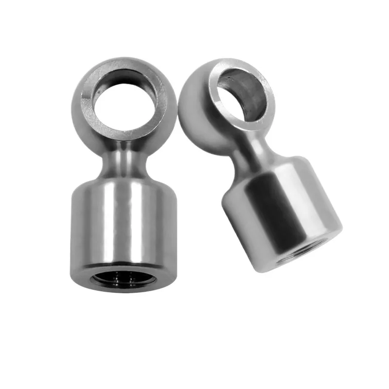 Motorcycle brake steel throat extension head, stainless steel extension joint, ultra-short extension seat