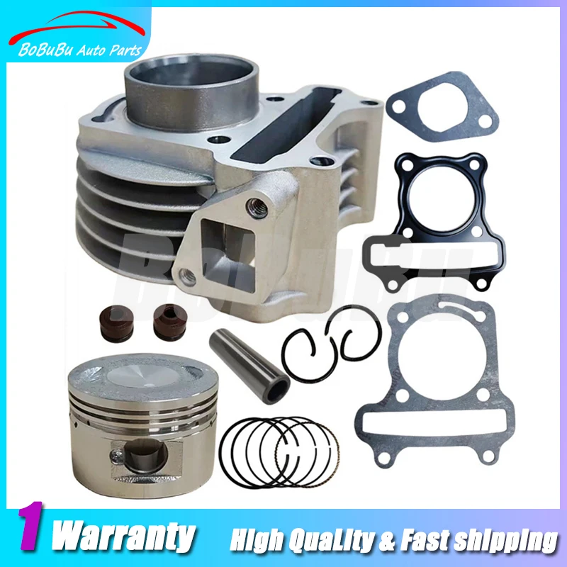 

Комплект большого диаметра 47 мм GY6, скутер, мопед от 50 до 80 куб.см, 139 QMB 139QMB, поршень цилиндра GY6-80-011