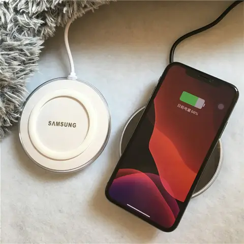 Samsung Note 10 20 5V2A Wireless Charger 10W QI Charge Pad For Galaxy S6 S7 S8 S9 S10 Plus S21 S22 S23 FE S24 S25 Ultra Fold 7 6