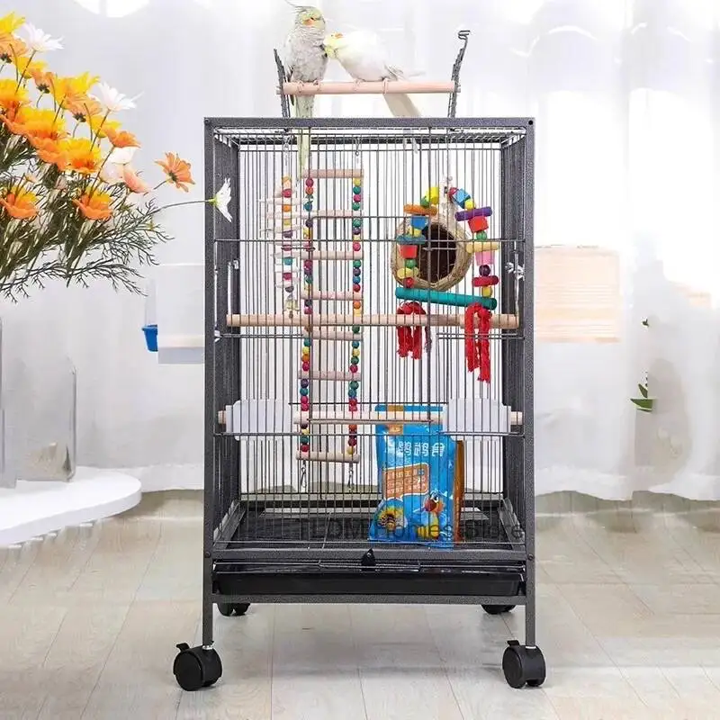Cagess Feeder Small Bird Cagess Parrot Pajaros Carrying Outdoor Parakeet Nest Parrots Perches Hamster Bird Bird Accessories