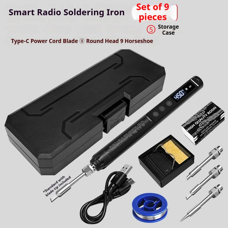 

KANOYU Wireless solder iron usb charging portable digital display intelligent lithium battery for small home maintenance