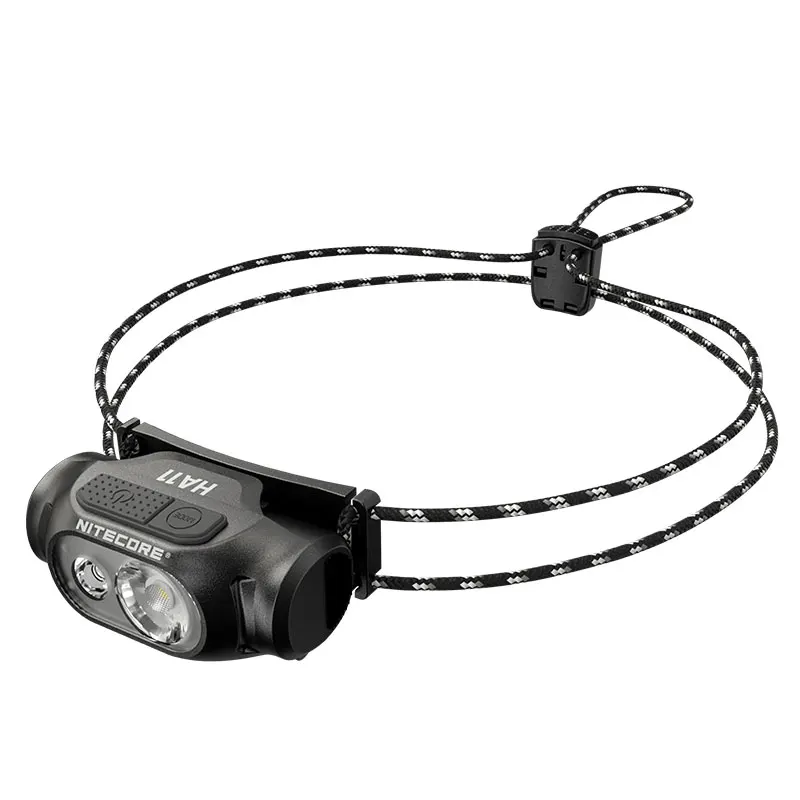 NITECORE HA11 240LM 90M LED Headlamp With Clip 90° Adjustable 36g Ultra Lightweight AA/14500 Battery Mini Portable Headlight