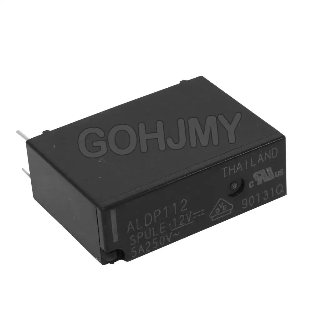 5PCS New relay ALDP105 ALDP112 ALDP124 4PIN 5V 12V 24V Power Relays Replaceable G5NB-1A-E HF46F-024-HS1 5A 250V