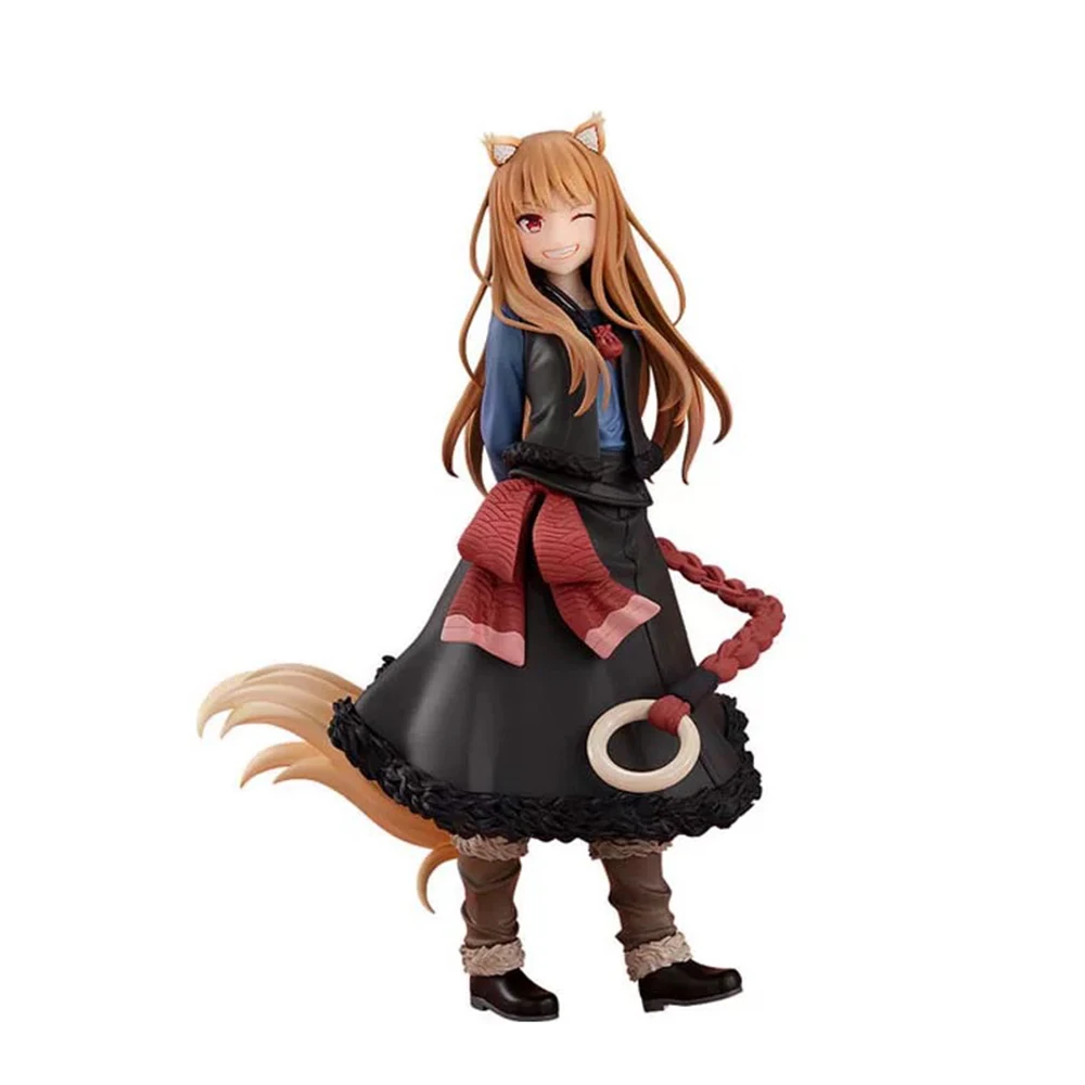 

Anime Wolf Horo Figures Wolf Girl figurine Holo action figure Model Collection Ornament Anime Cartoon Model doll Toy Gift