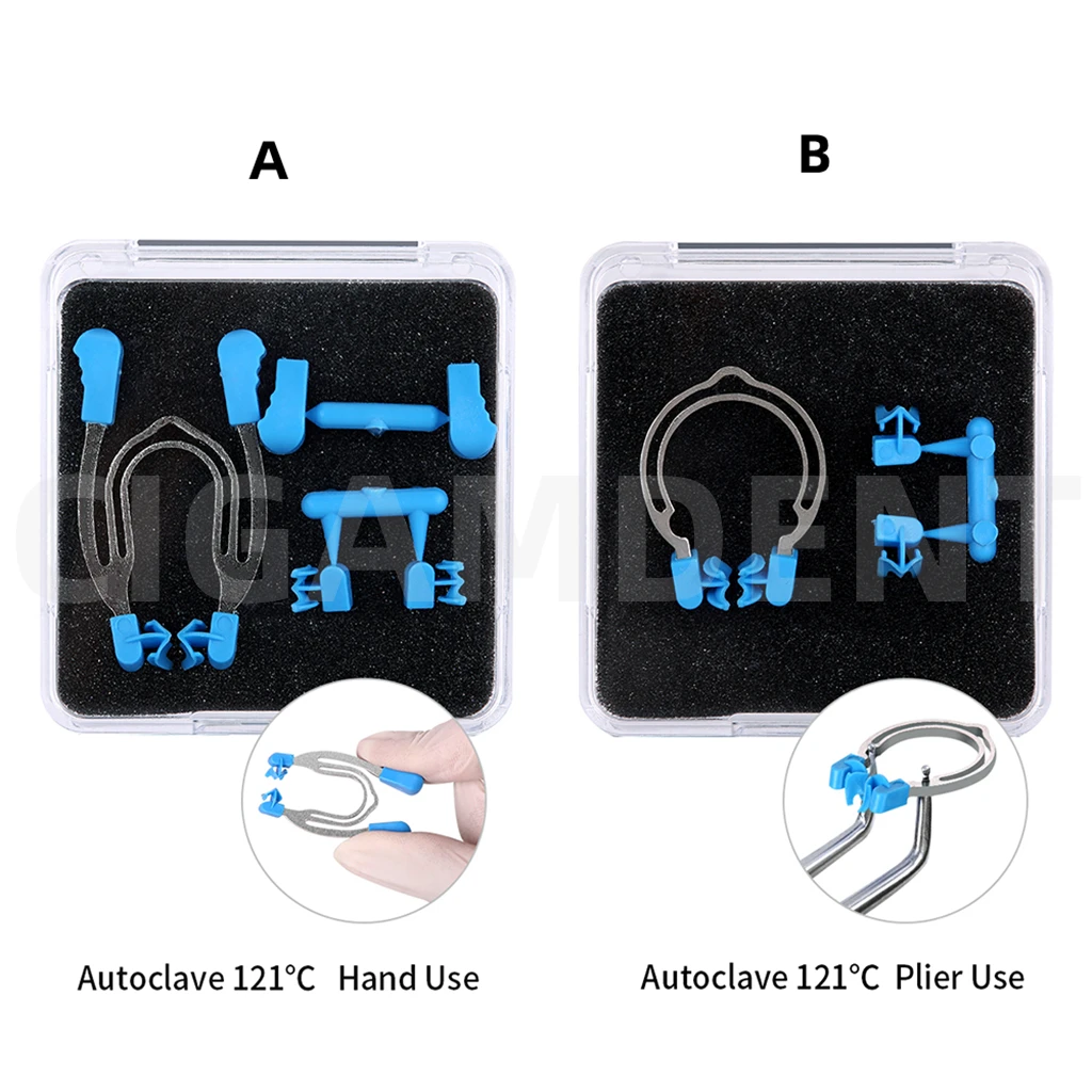 Hand/Plier Matrix Ring Holder Clamps Sectional Contoured Matrices Clip Wedges Retainer Dental Clip Hand/Plier Use