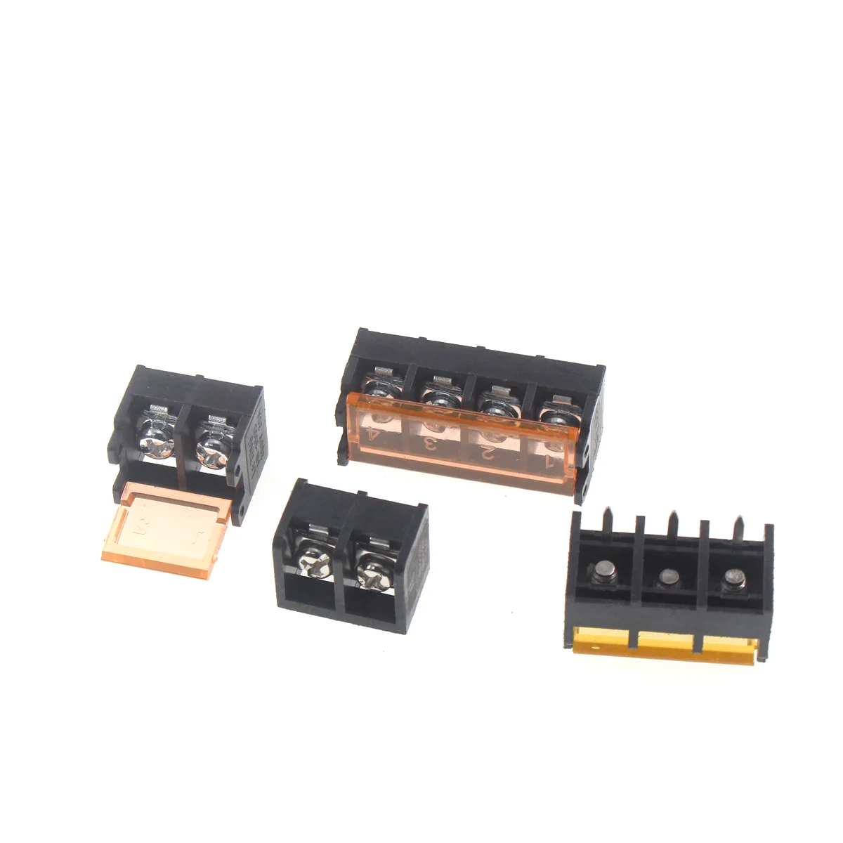 10/5PCS HB9500 8500 7.622P 3P 4P 5P 6P 8P PCB Morsettiera A Vite Connettore HB-9500 300V 30A Coperchio Barriera Terminale 9.5MM Passo