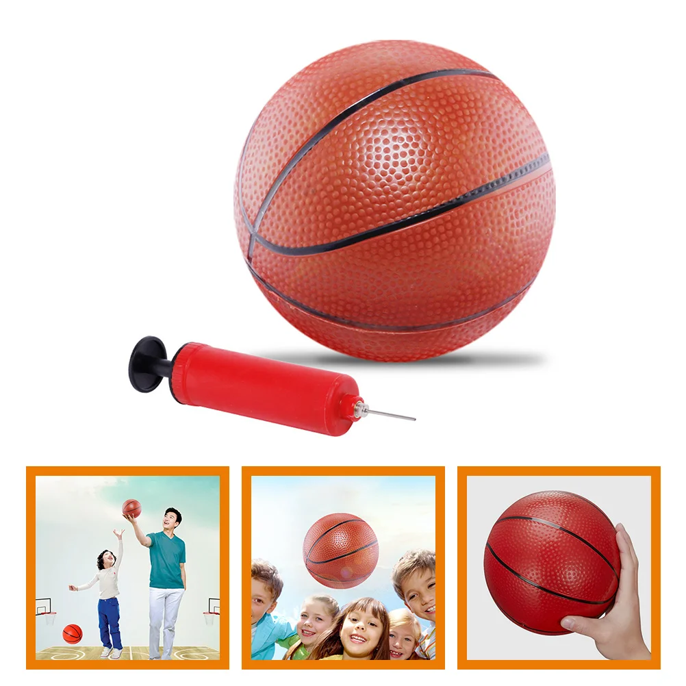 

Mini Basketball Swimming Pool Supplies Outdoor Rubber Students Child with Inflation Pump Basketballs