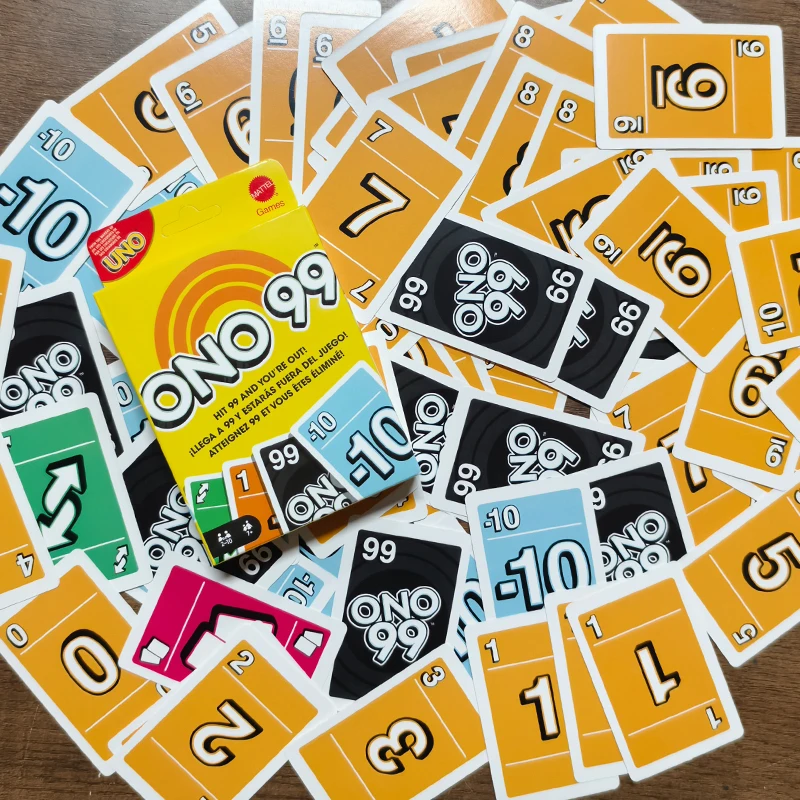 Uno Games ONO 99 Card Game for Kids & Families, 2 to 6 Players, Adding Numbers, For Ages 7 Years & Older