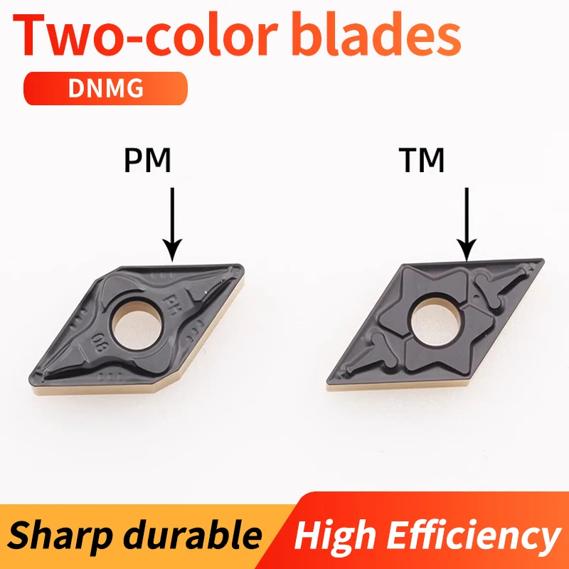 

VOKET Двухцветное алмазное лезвие DNMG150404-TM/PM LF9218 Модуляция угол 0,8