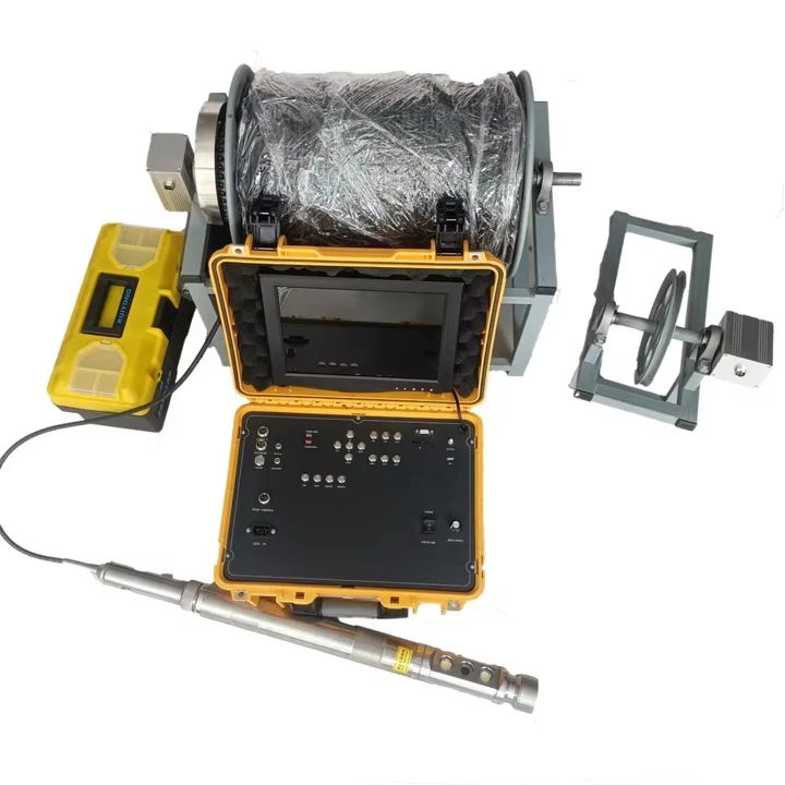 300m 12 Inch Outdoor Viewable Deep Water Well Camera Waterproof Downhole Inspection Panoramic Camera