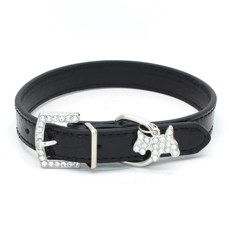 Hot Sale New Crystal Pendant Pet Dog Collar Puppy Cat Pet Buckle Dogs Leads Neck Strap Animal Pet Accessories Dog Leash