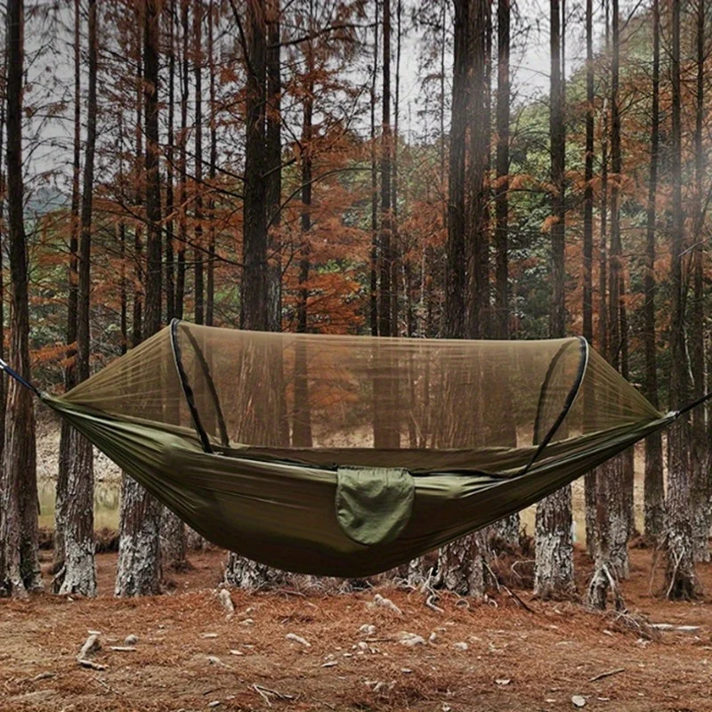 3-in-1 Hammock with Mosquito Net Double Anti-rollover Camping Hammock, Perfect for Backpacking and Parks